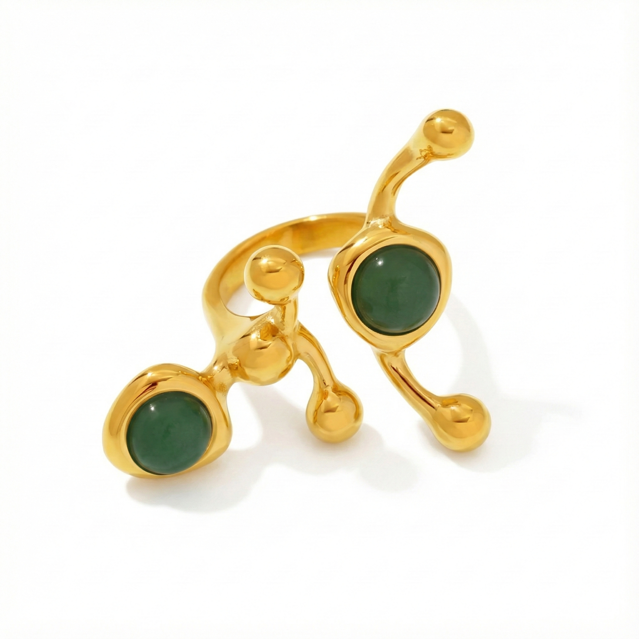 The Verde Signet Ring – 18K Gold Plated