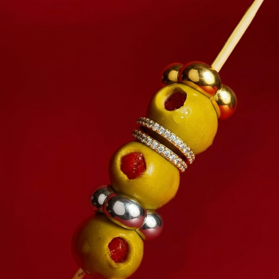 Cloud Bold Dome – 18K Gold Plated Stainless Steel