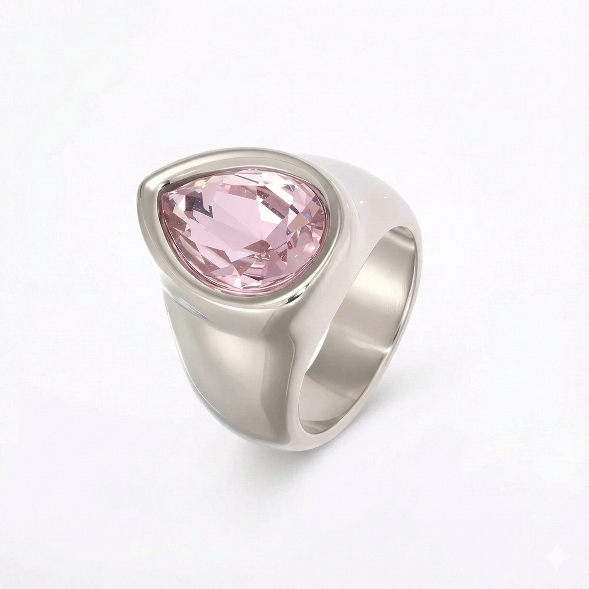 Celestia Drop Ring – 18K Gold Plated Stainless Steel