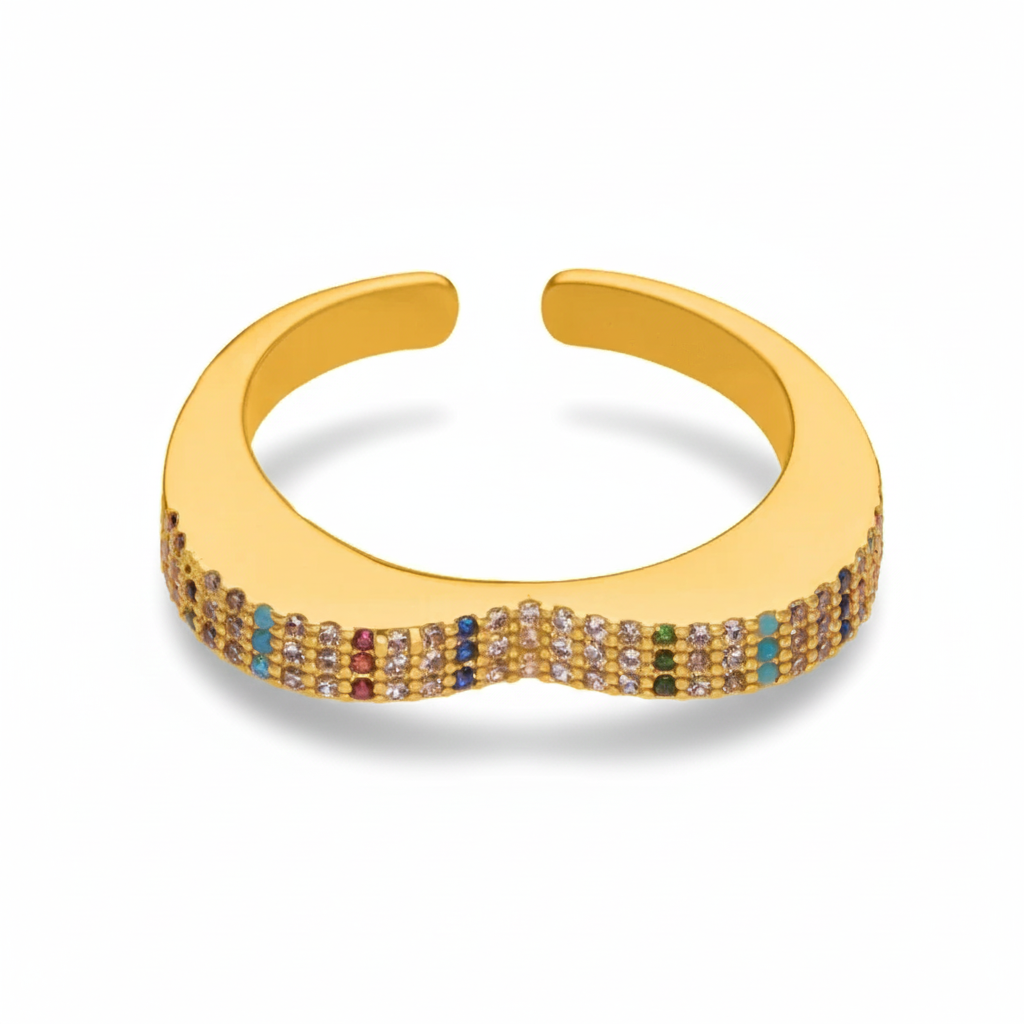 The Coeur Sculpt Ring – 18K Gold Plated