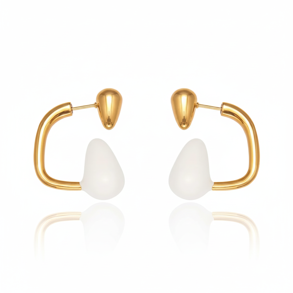 The Prism Hoop – 18K Gold Plated