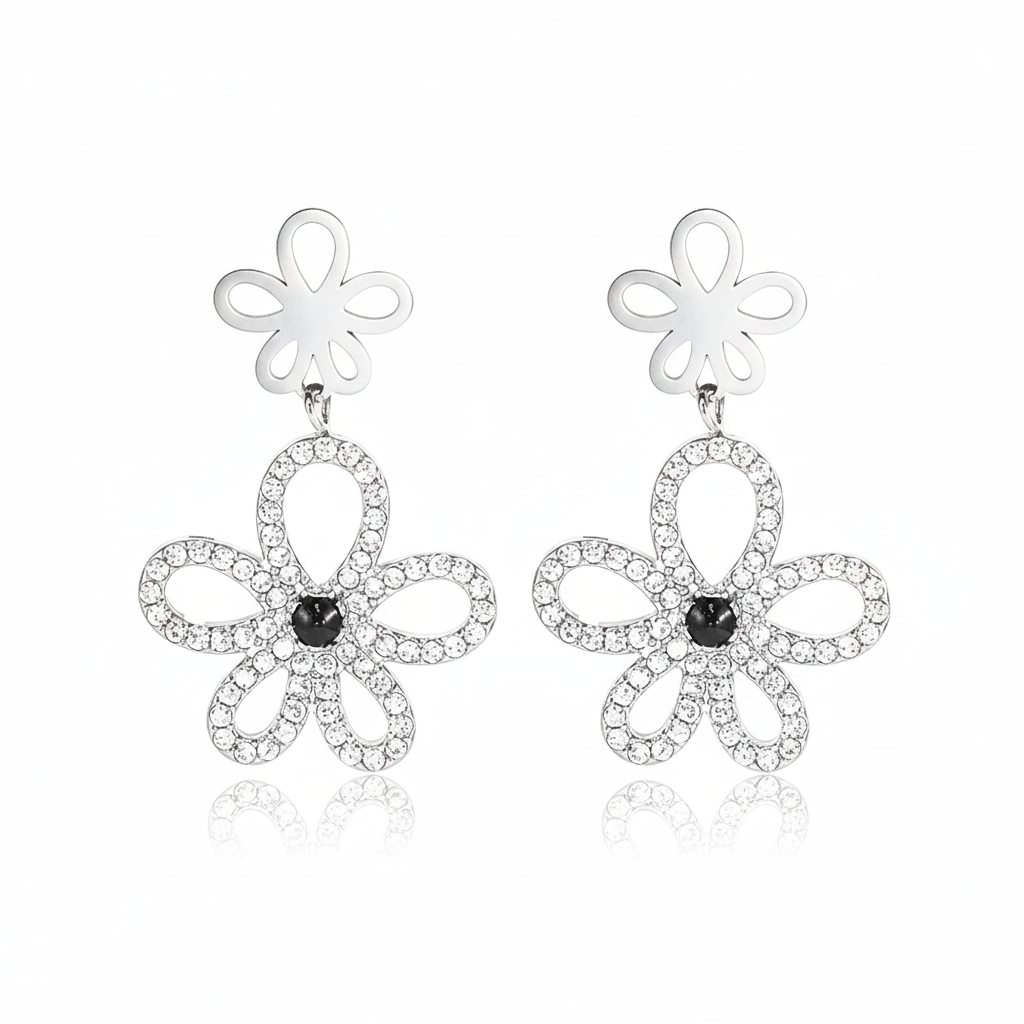 Bloom Petal Earrings – 18K Gold Plated Stainless Steel