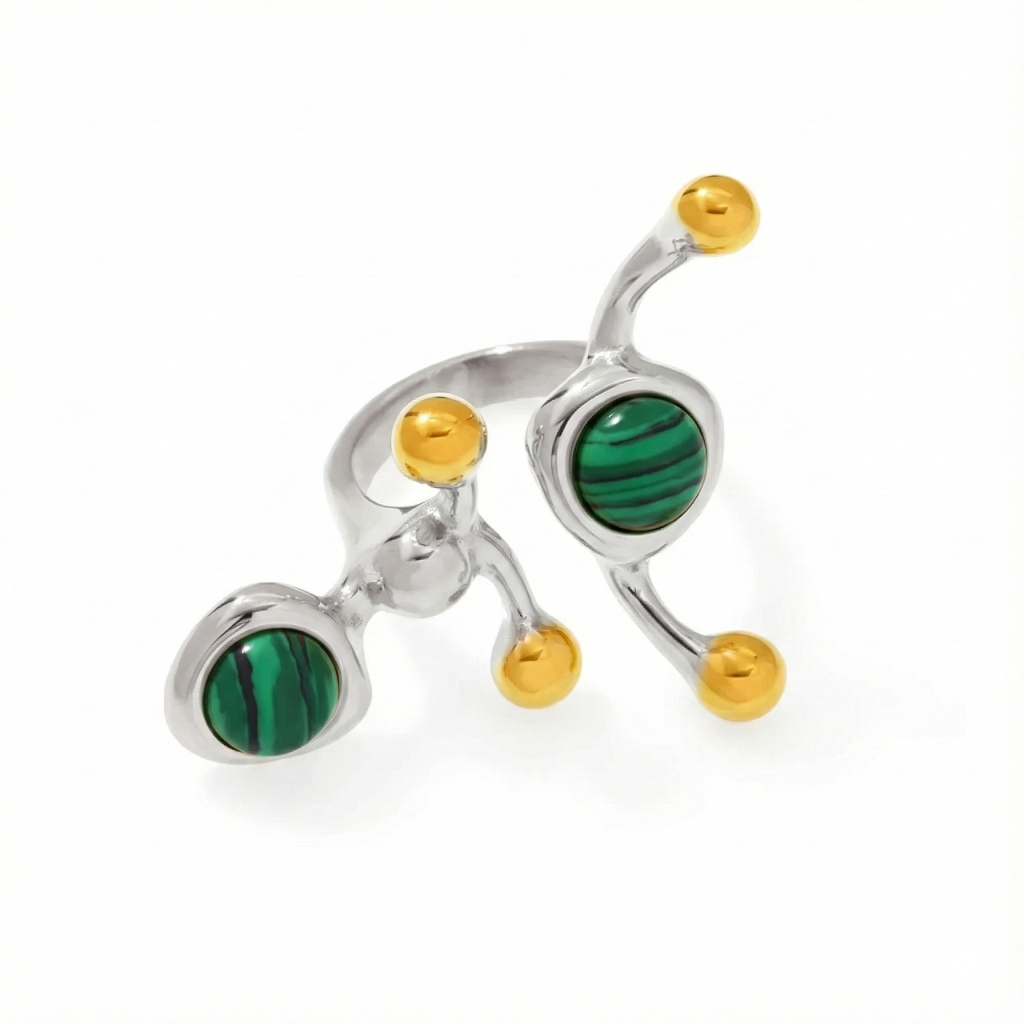 The Verde Signet Ring – 18K Gold Plated