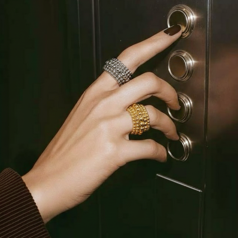 Orbit Bead Ring – Stainless Steel