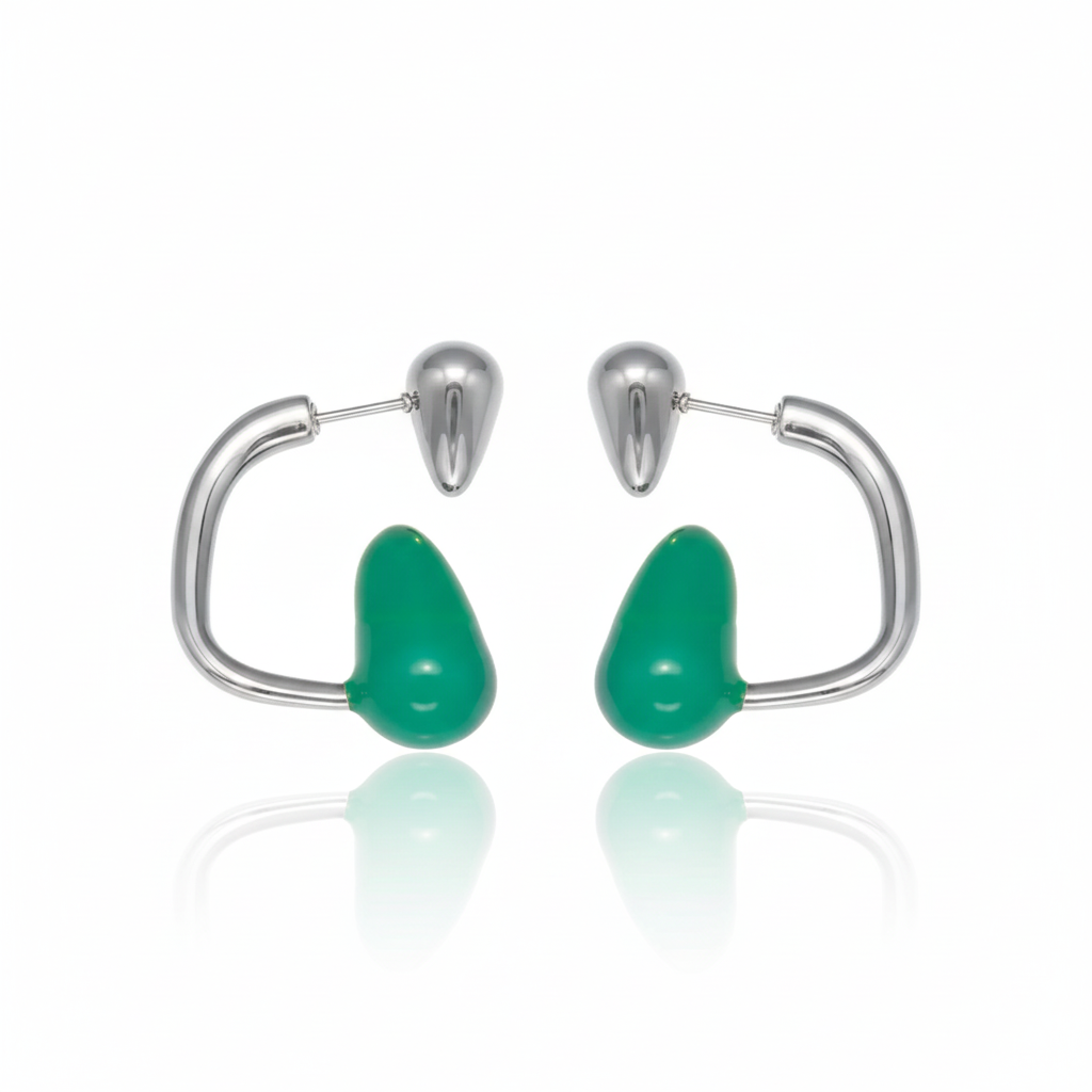 The Prism Hoop – 18K Gold Plated