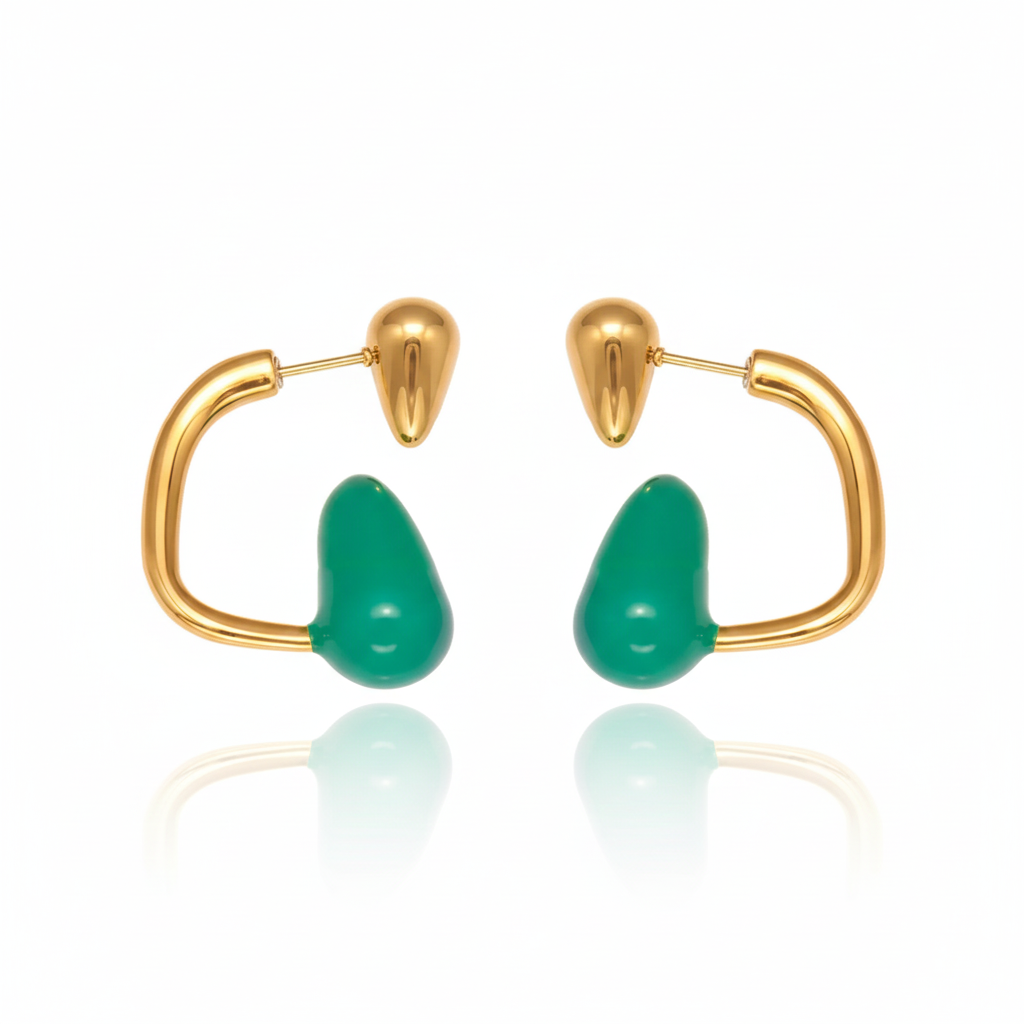 The Prism Hoop – 18K Gold Plated