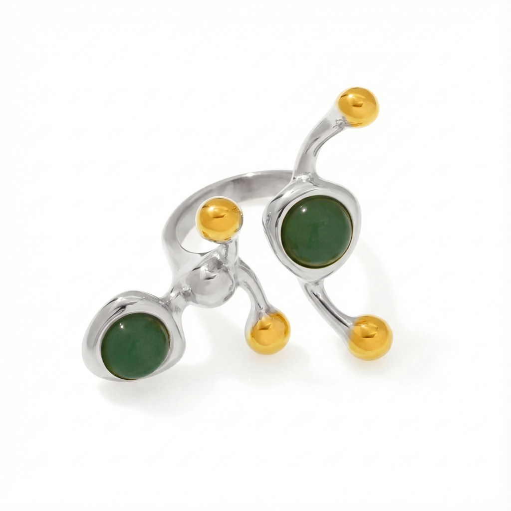 The Verde Signet Ring – 18K Gold Plated