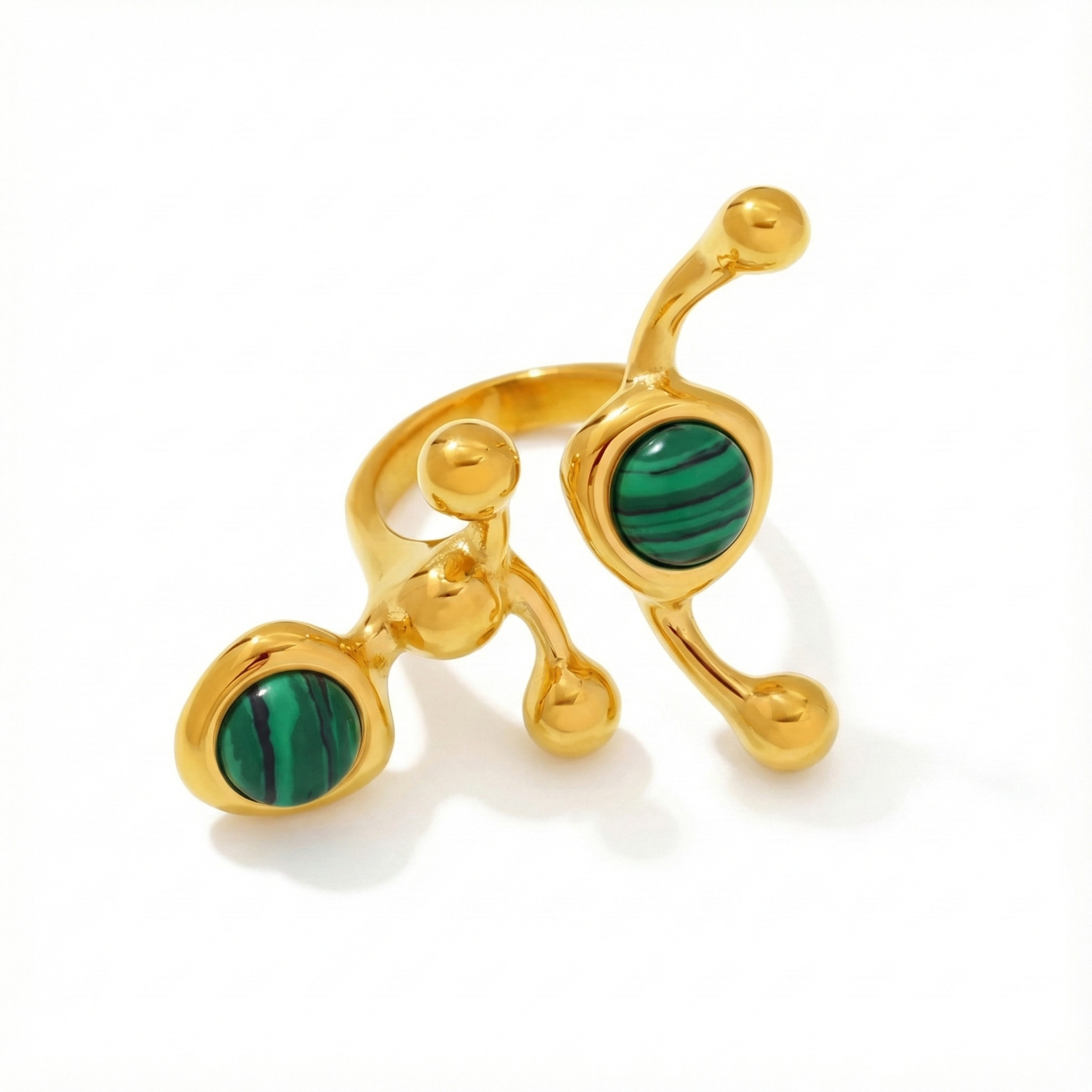 The Verde Signet Ring – 18K Gold Plated