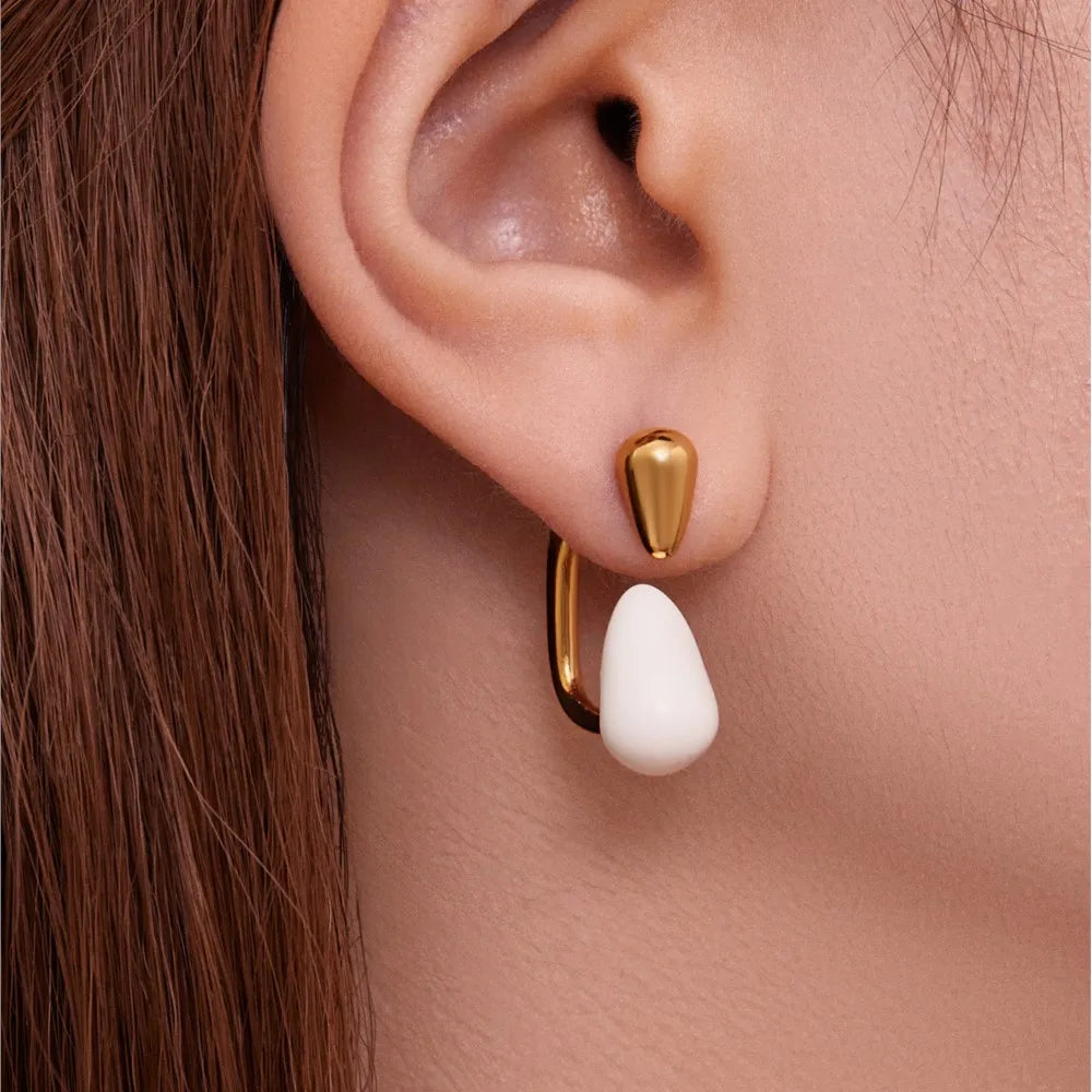 The Prism Hoop – 18K Gold Plated