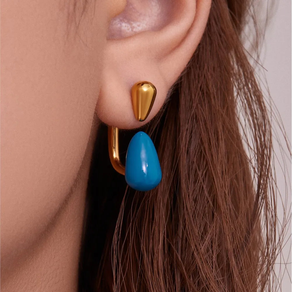 The Prism Hoop – 18K Gold Plated