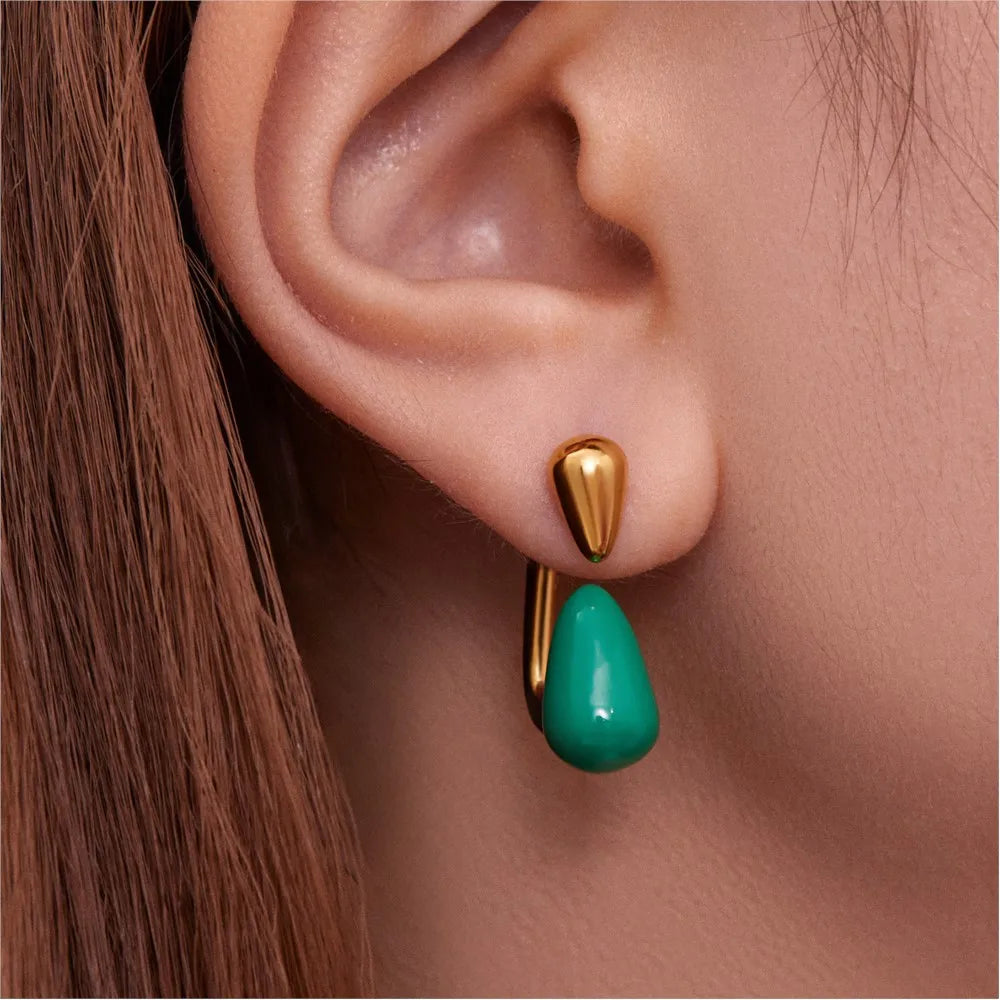 The Prism Hoop – 18K Gold Plated