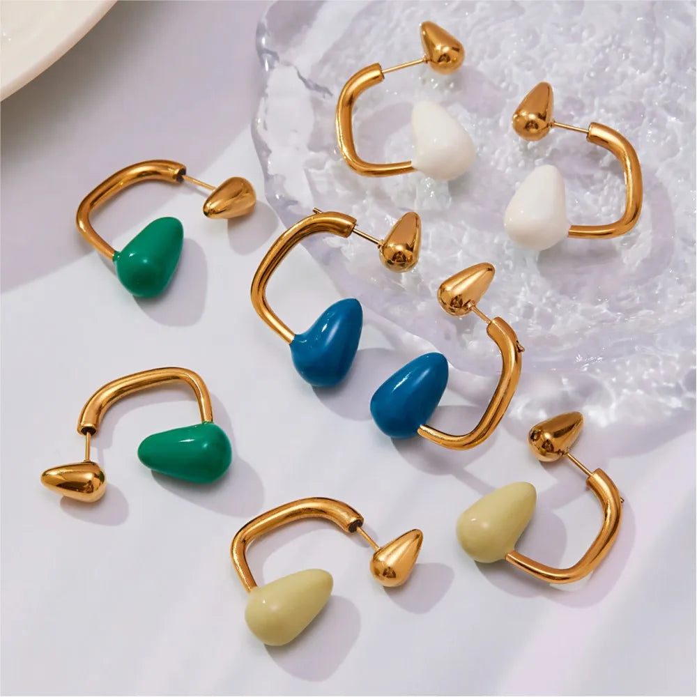 The Prism Hoop – 18K Gold Plated